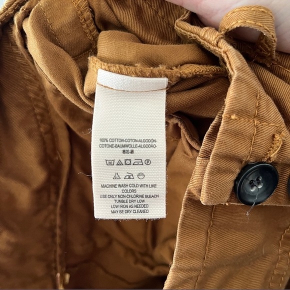 Free People High Waisted Paper Bag Pegged 90's Pant in Maize Size 10 - Picture 4 of 5